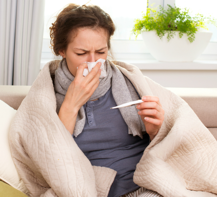 Sick-woman-in-bed