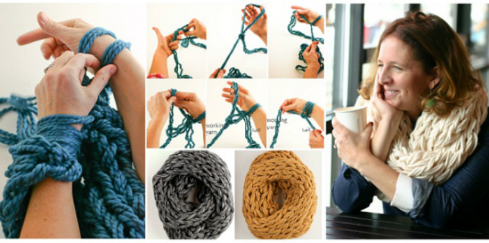 Arm-Knitting-Blanket-Step-By-Step