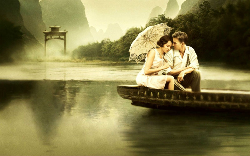 Cute Loving Couple On River HD Wallpaper-1440-900-bestlovehdwallpapers