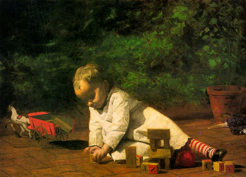 Eakins_Baby_at_Play_1876