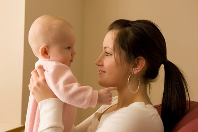 Young mom with baby_web