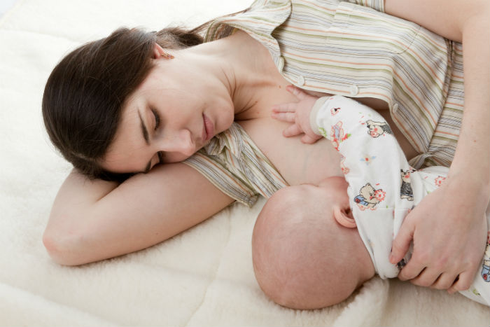 Side-Lying-Breastfeeding