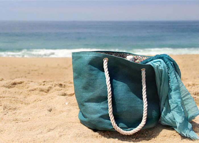 beach-bag-and-sand