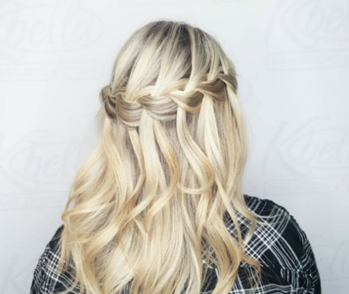 waterfall braids